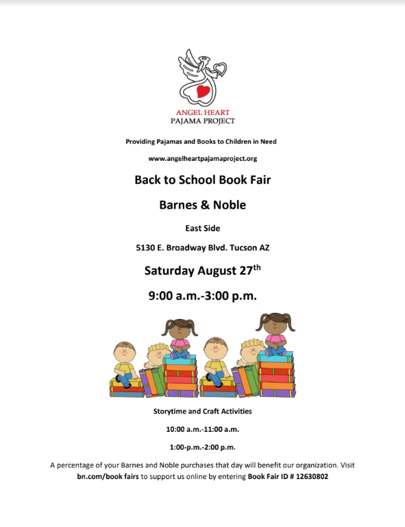 August 27, 2022 – BACK TO SCHOOL BOOK FAIR AT BARNES & NOBLE