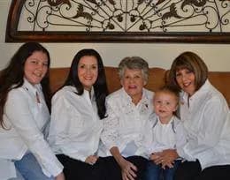 The founders and family of Angel Heart Pajama Project together